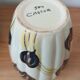Vintage ceramic vase - Hand-painted decoration