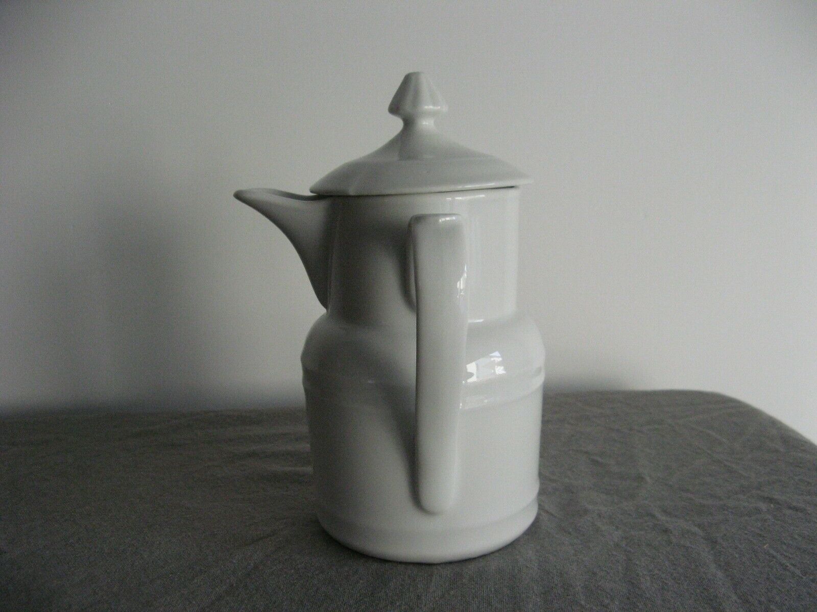 Apilco white porcelain chocolate pot