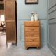 Commode vintage à 5 tiroirs (rénovée)