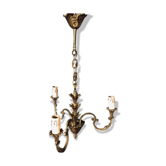 Lustre 3 bronze lights