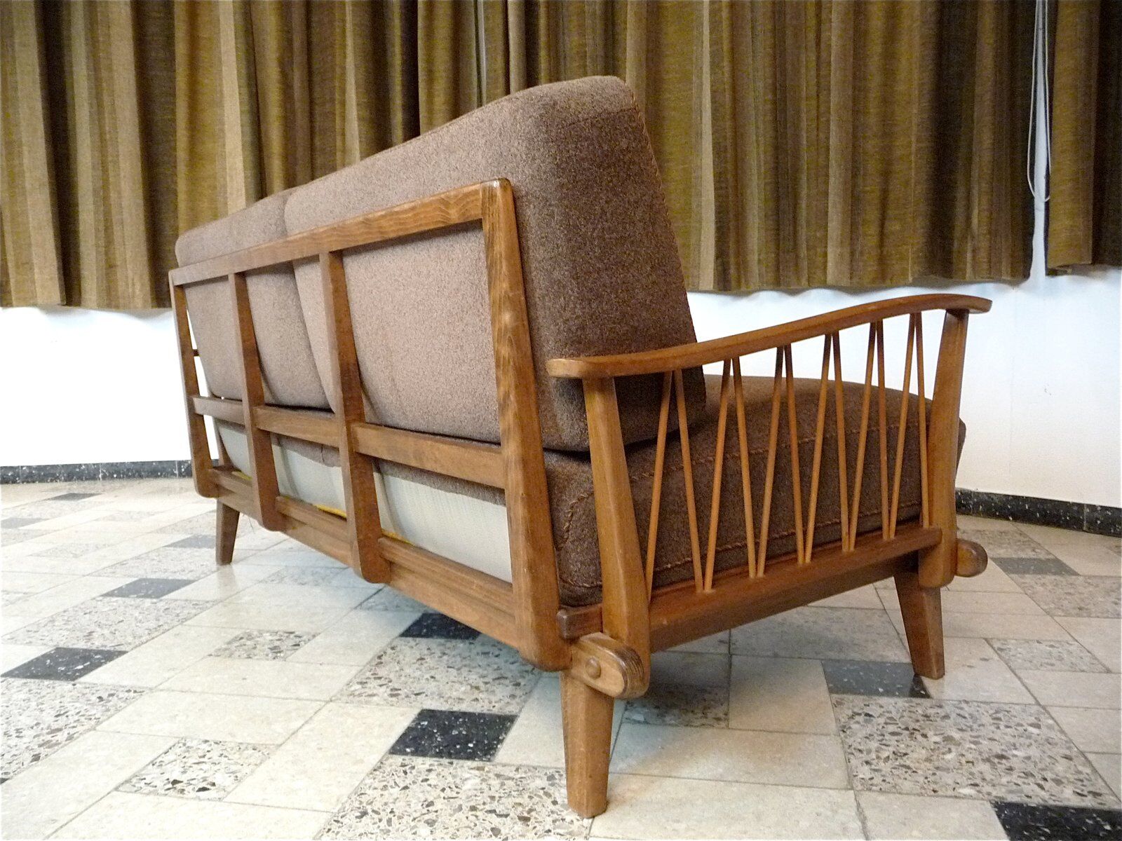 Mid-century Two-Seater Sofa Daybed by Wilhelm Knoll, Germany 1950s