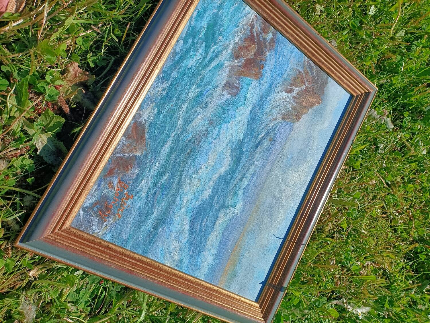 Painting/Canvas Rough Sea