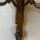 Brass wall sconce – goat head decoration – Louis XVI Empire style –