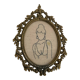 Broderie encadrée