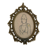 Framed embroidery