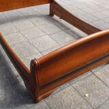 Beech sleigh bed