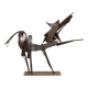 Iron horse sculpture by Raphael Saintenoy, Europe 1960s