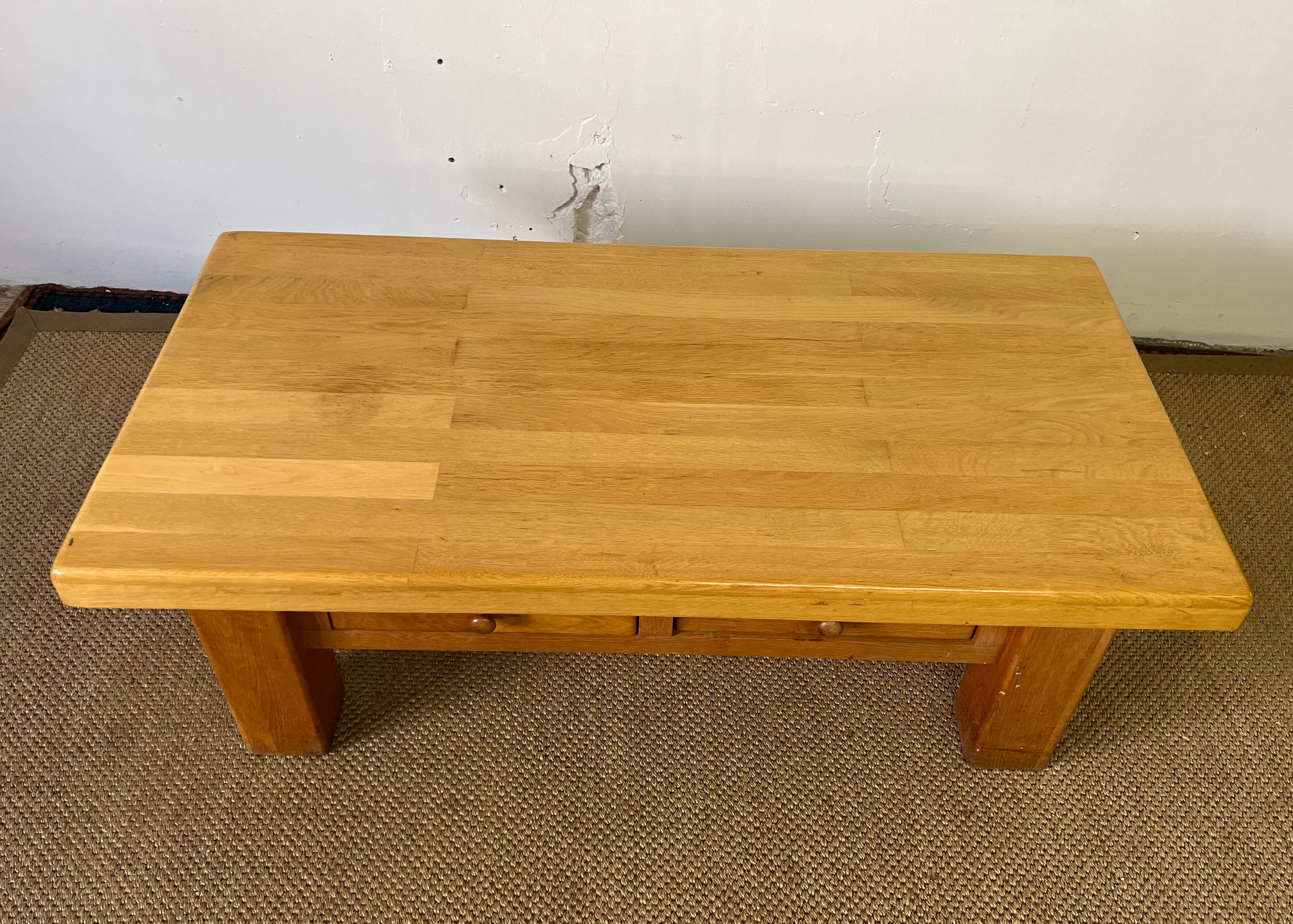 Solid wood coffee table