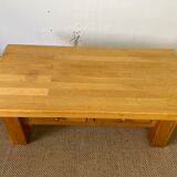 Solid wood coffee table