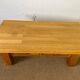 Solid wood coffee table