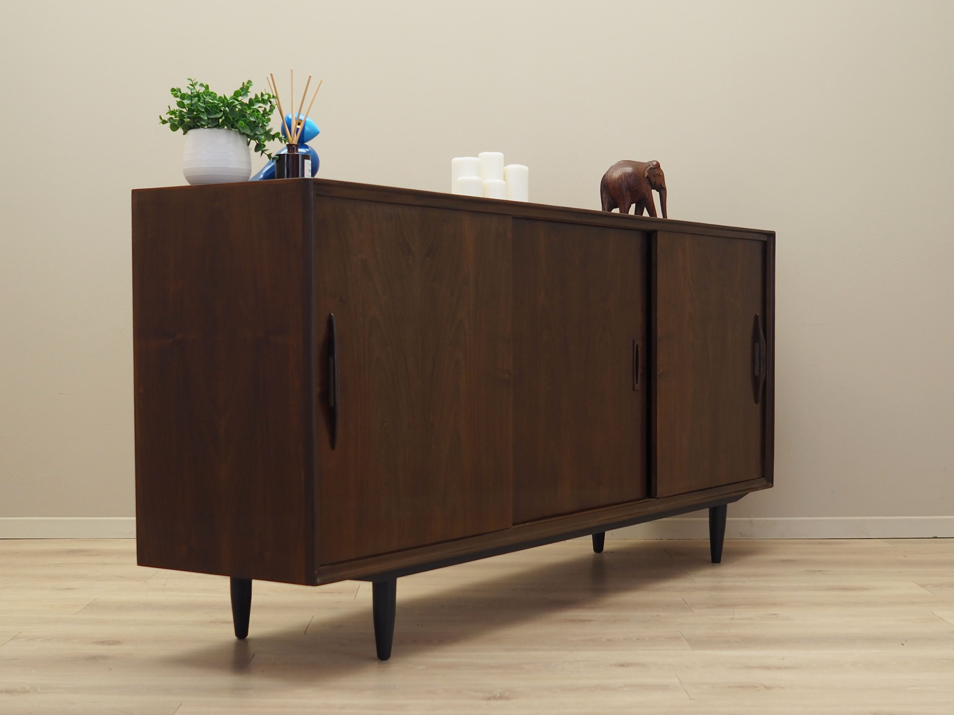 Walnut sideboard, Danish design, 1970s, production: Denmark