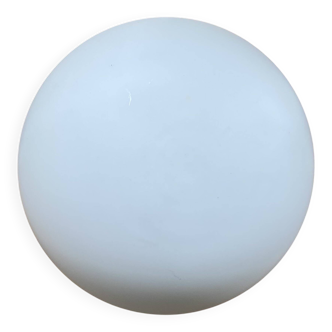 Wall light or half-moon ceiling light 24 cm matte white glass