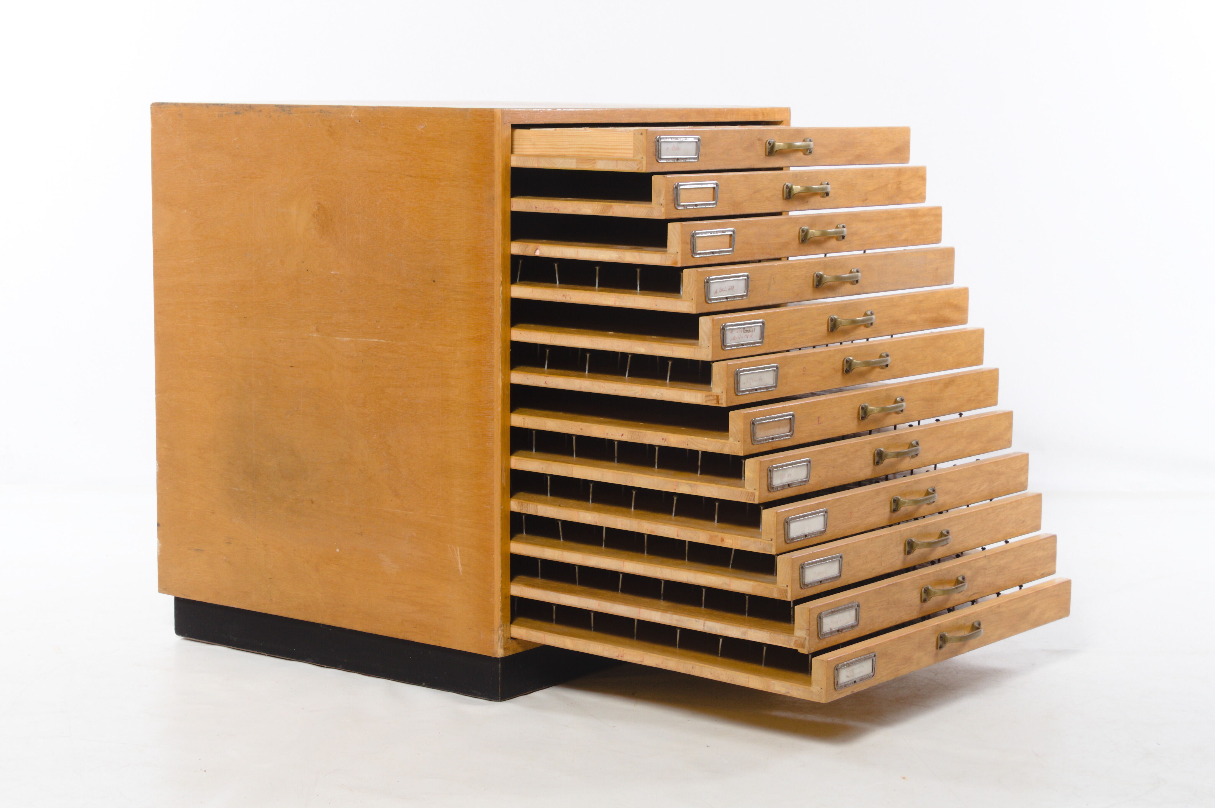 chest of drawers from eyeglasses shop, Germany, vintage, around 1960