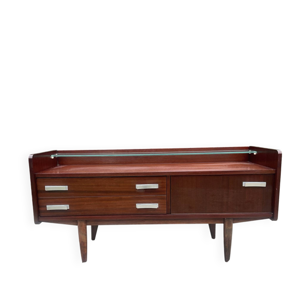 Enfilade tv en teck des années 60-70