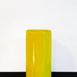 Yellow Ceramic Vase-portaombrelli from Gabbianelli, Italy, 1970s