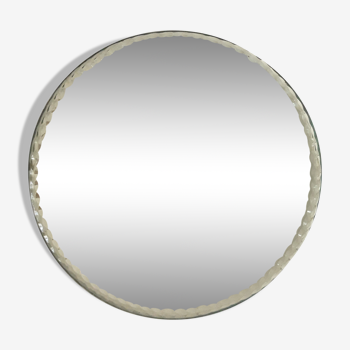 Miroir biseauté vintage 26cm