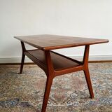 Scandinavian coffee table 60, teak