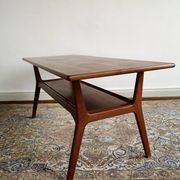 Table basse scandinave 60 en teck