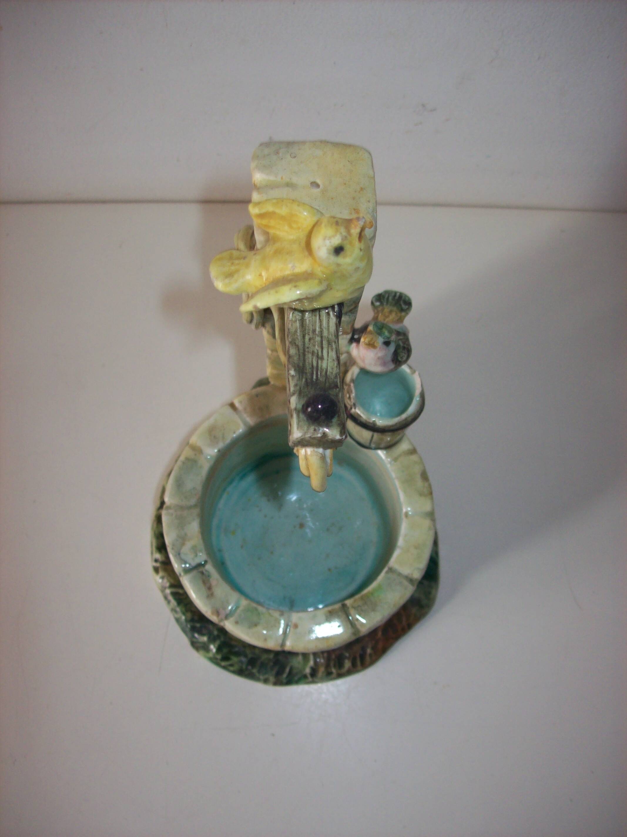 Planter in the style of Jérôme Massier bird well