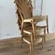 Vintage Palm Beach style rattan chair