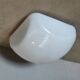 Old ceiling lamp or wall lamp vintage square with white opaline globe 60s