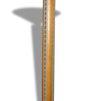 Floor lamp PHILIPS wood and Grey painted steel around 1970