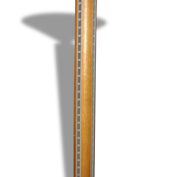 Lampadaire PHILIPS bois et acier peint gris vers 1970
