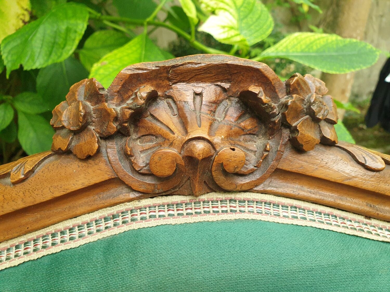 Louis XV upholstered armchair