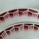 4 antique deep plates Céranord St Amand and Grand Dépôt E. Bourgeois