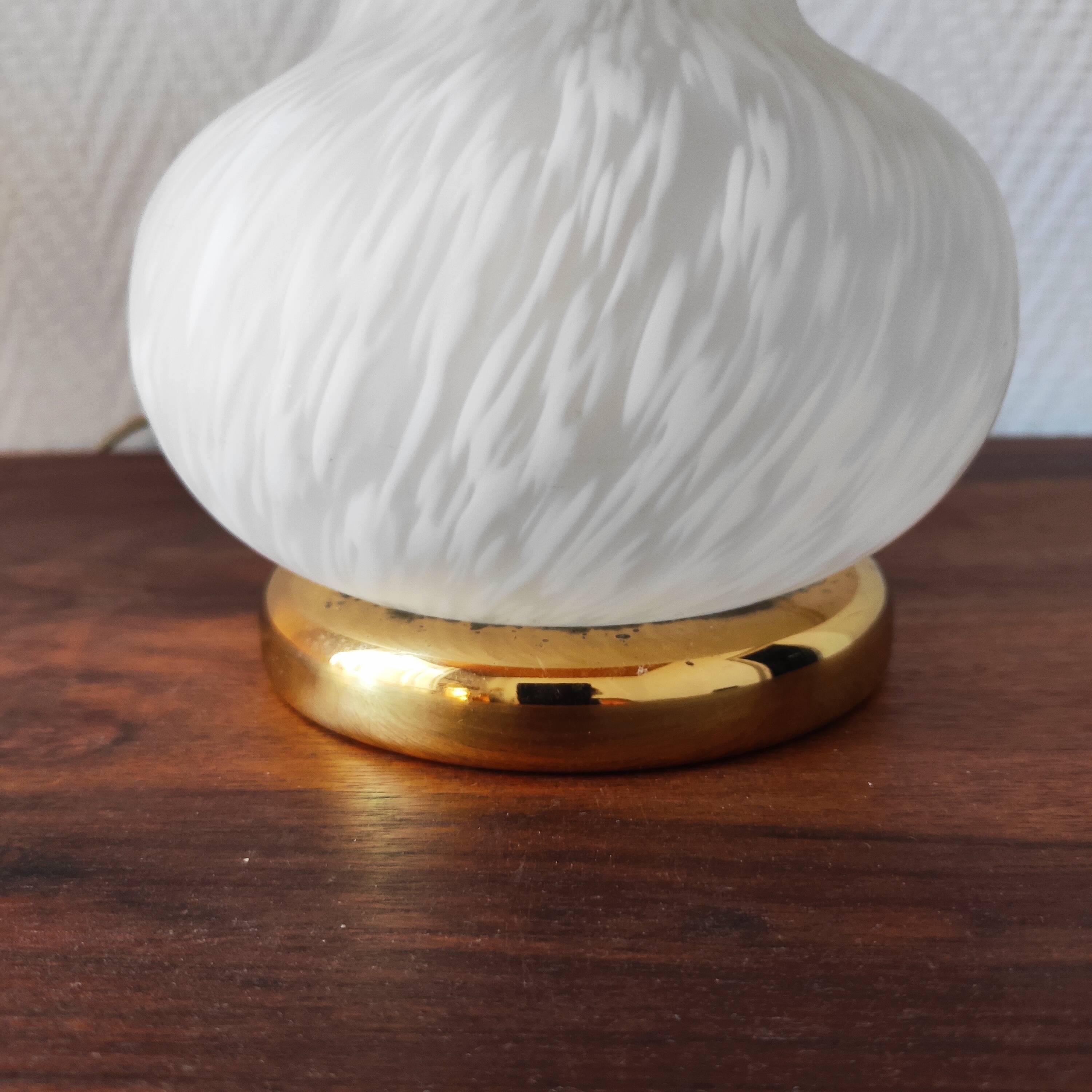 Vintage Murano glass mushroom lamp