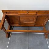 Rustic farm coffee table with 1 1950 drawer