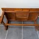 Table basse de ferme rustique avec tiroir 1950