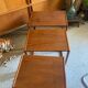 Danish trundle tables in teak BR Gelsted from the 60s
