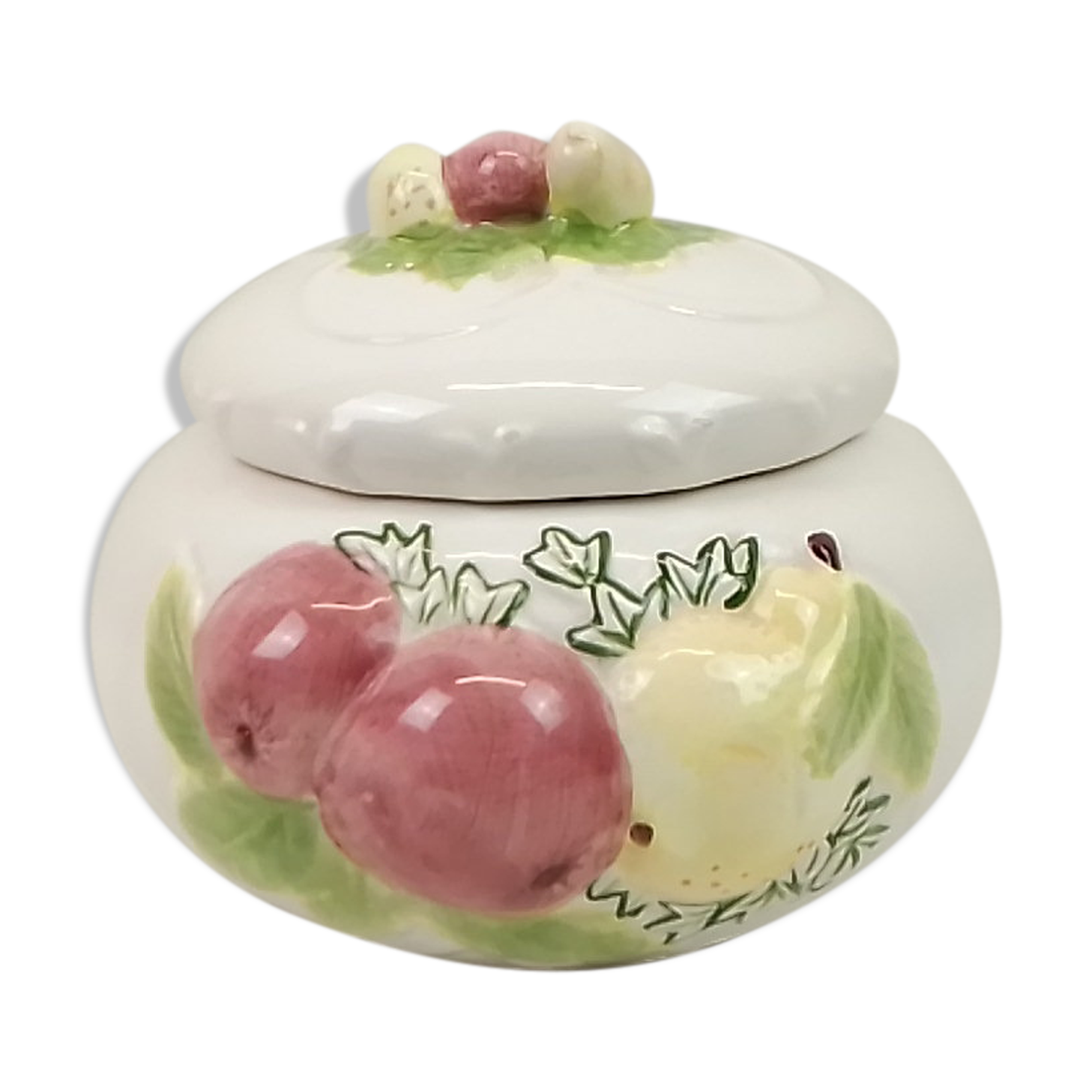 Pot avec couvercle en céramique 13cm