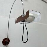 Mid-Century Modern Italian Space Arc Spider Wall Lamp by Joe Colombo for Oluce, 1960s