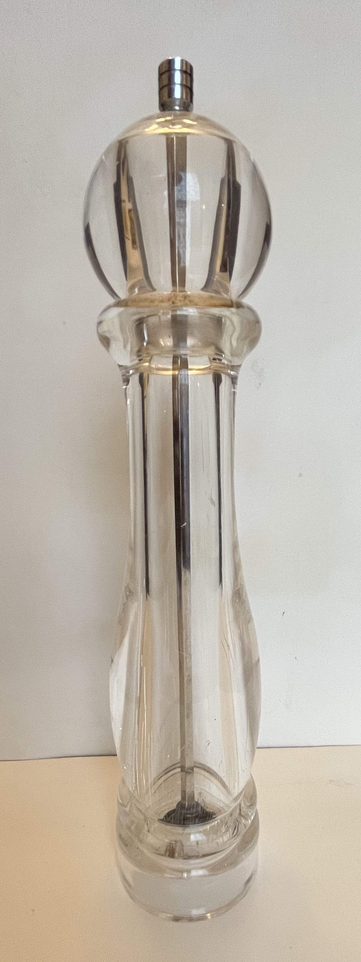 Moulin à poivre, poivrier en plexiglas