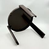 1970s Italian Space Age Table in Brown Plastic, Vintage Side or Coffee Tabl