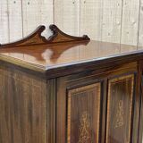 Library 1 door mahogany, English work of the nineteenth