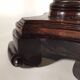 Oak carved plant stand