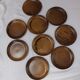 Set of 9 sandstone plates