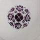 Plat Digoin Sarreguemines violet