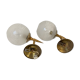 Paire d’applique boule ancienne