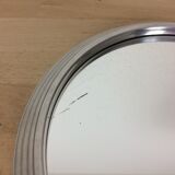 Silver round mirror 23 cm