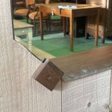Octagonal Art Deco mirror from the 1930s