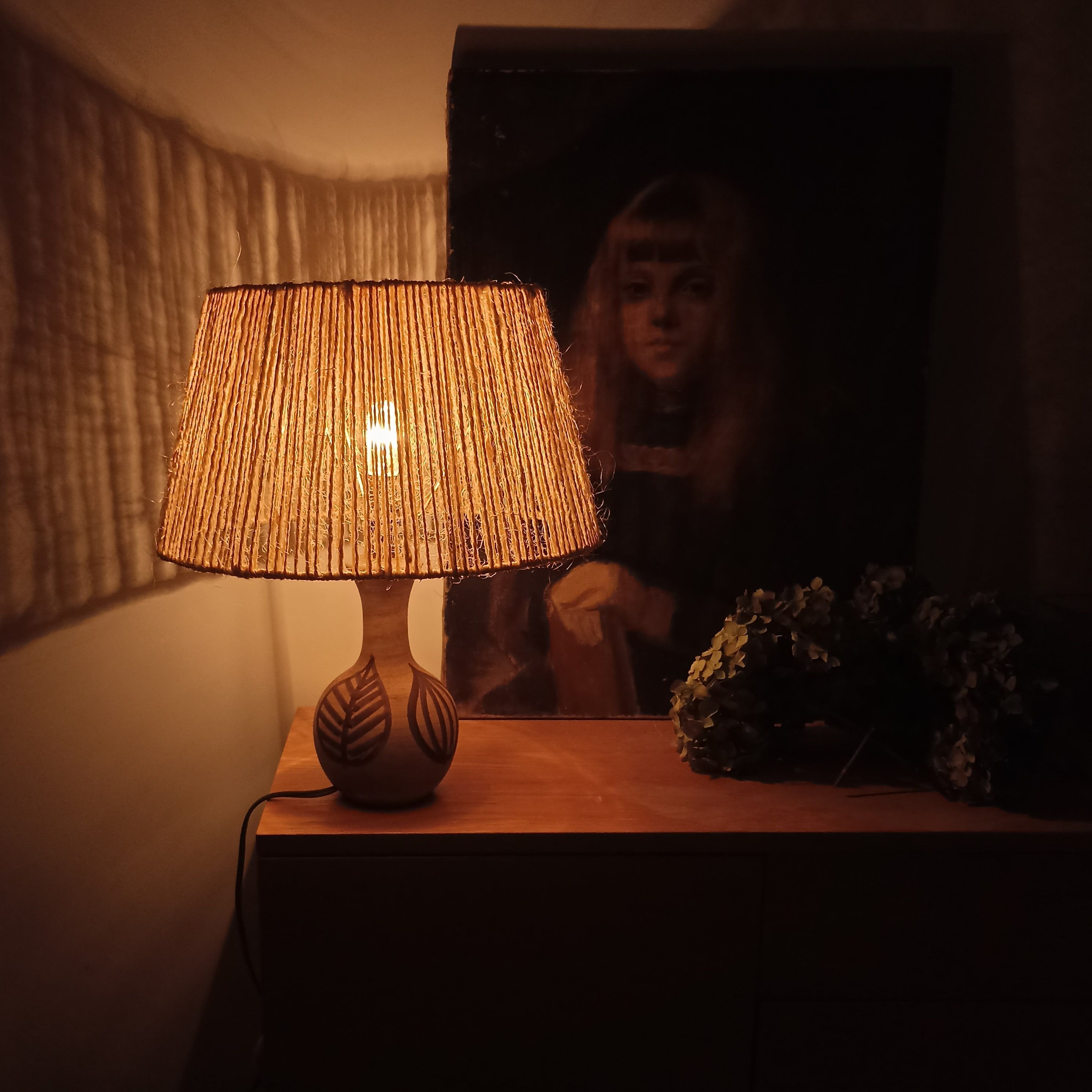 Ceramic lamp workshop CAB circa 1960