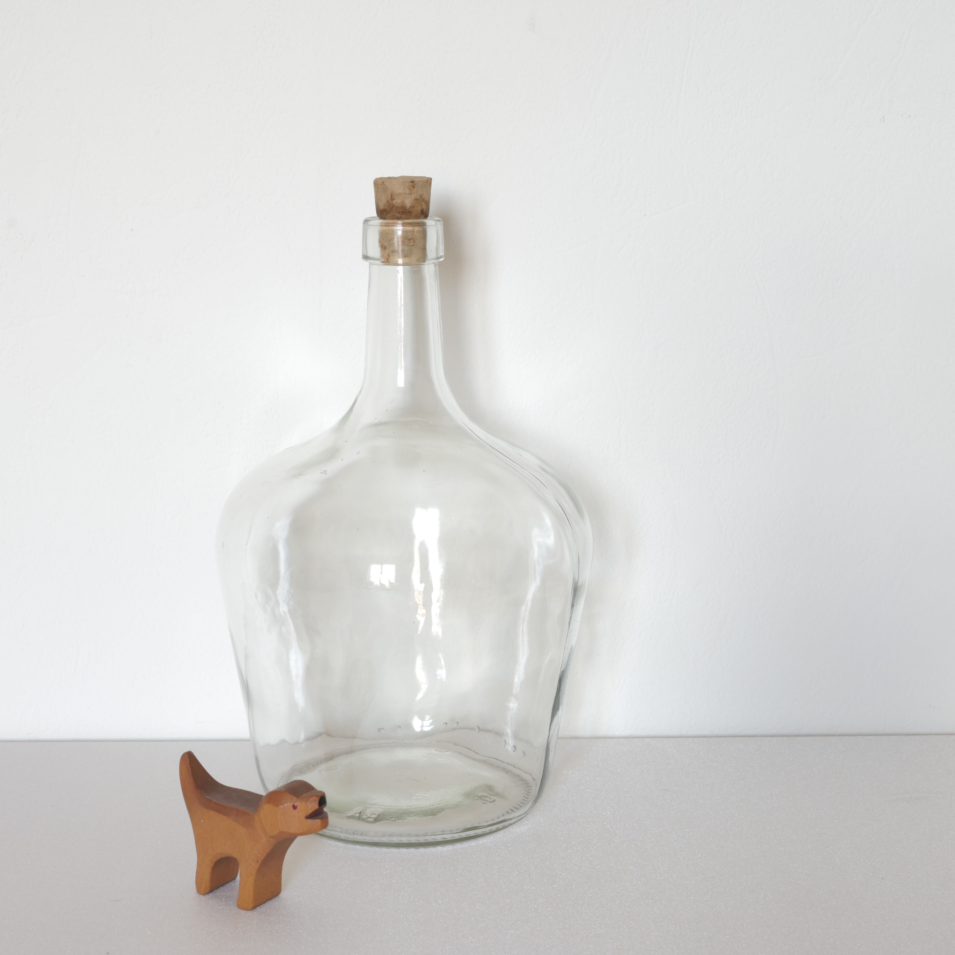 Bonbonne transparente 2 litres