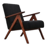 Mid-Century Easy Chair, Model B 310 Var, in Black Shield