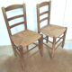 Set of four mulched vintage chairs