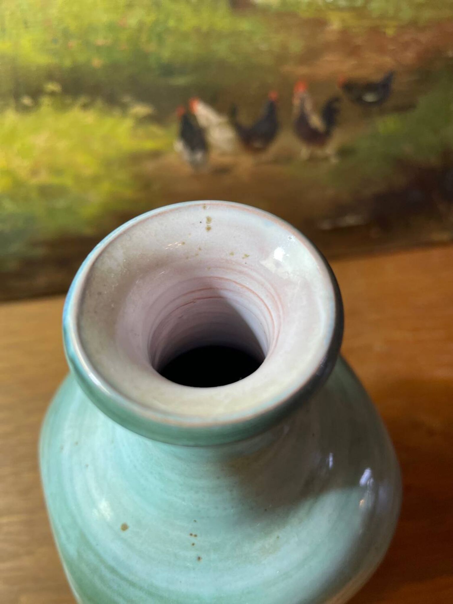 Vase vintage signé lp