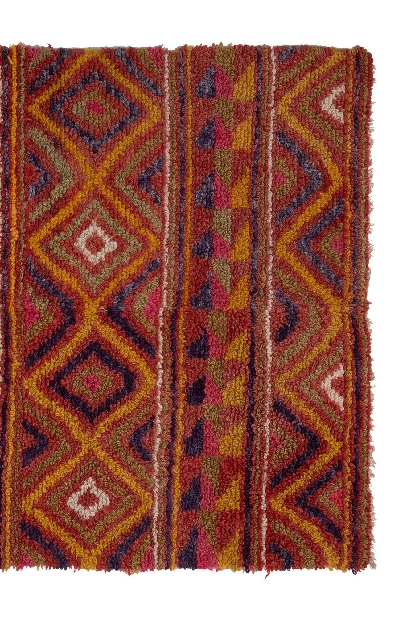 Tapis turc vintage fait main